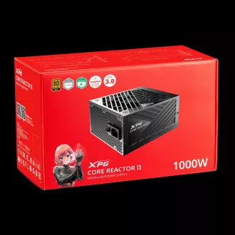ADATA XPG CORE REACTOR II/1000W/ATX 3.0/80PLUS Gold/Modular/Retail ADATA XPG CORE REACTOR II/1000W/ATX 3.0/80PLUS Gold/Modular/Retail