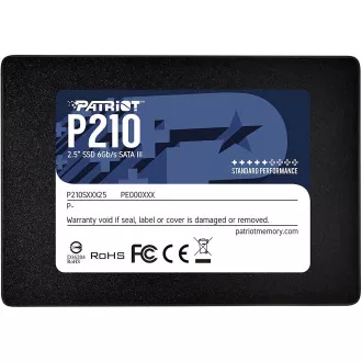 PATRIOT P210/1TB/SSD/2.5"/SATA/3R PATRIOT P210/1TB/SSD/2.5"/SATA/3R