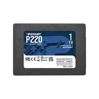 PATRIOT P220/1TB/SSD/2.5"/SATA/3R PATRIOT P220/1TB/SSD/2.5"/SATA/3R