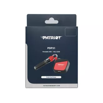Patriot PDP31/1TB/SSD/Externí/0/Červená/3R Patriot PDP31/1TB/SSD/Externí/0/Červená/3R
