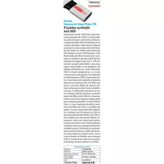 Patriot RAGE Prime/1TB/USB 3.2/USB-A/Bílá Patriot RAGE Prime/1TB/USB 3.2/USB-A/Bílá