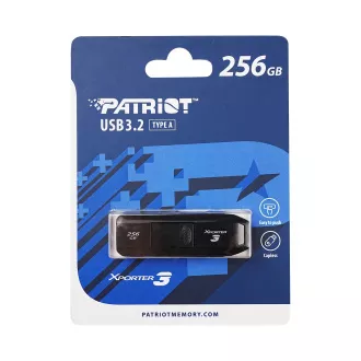 Patriot Xporter 3 Slider/256GB/USB 3.2/USB-A/Černá Patriot Xporter 3 Slider/256GB/USB 3.2/USB-A/Černá