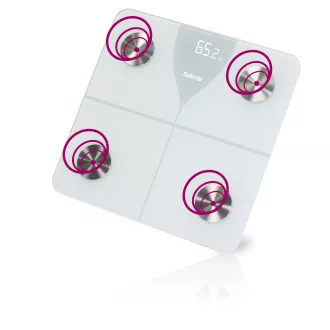 Salente SlimFit, chytrá osobní diagnostická fitness váha, Bluetooth, černá Salente SlimFit, chytrá osobní diagnostická fitness váha, Bluetooth, černá