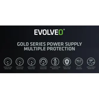 EVOLVEO G1000/1000W/ATX 3.0/80PLUS Gold/Modular