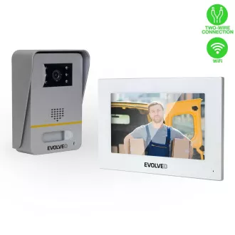 EVOLVEO DoorPhone AP1-2, drátový videotelefon s aplikací, bílý EVOLVEO DoorPhone AP1-2, drátový videotelefon s aplikací, bílý