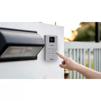 EVOLVEO DoorPhone AP2-2 drátový videotelefon pro dva byty s aplikací, bílý
