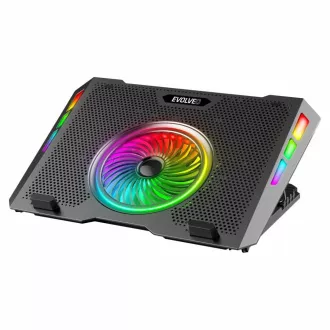 EVOLVEO Ania 16, chladicí podložka pod notebook, 5x ventilátor, RGB podsvícení EVOLVEO Ania 16, chladicí podložka pod notebook, 5x ventilátor, RGB podsvícení