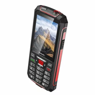 EVOLVEO StrongPhone W4, IP68 odolný Dual SIM telefon, 2,8"LCD, 2500mAh, Powerbanka, černo-červený EVOLVEO StrongPhone W4, IP68 odolný Dual SIM telefon, 2,8"LCD, 2500mAh, Powerbanka, černo-červený