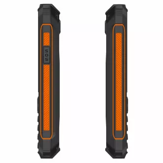 EVOLVEO StrongPhone Z6, IP68 odolný Dual SIM telefon, 2,8"LCD, 4000mAh, Powerbanka, černo-oranžový