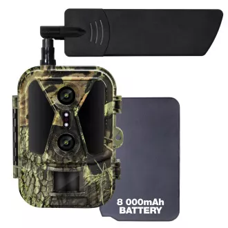 EVOLVEO StrongVision Dual PRO 4G, fotopast & bezp. kamera, 4G LTE, cloud/e-mail, 10.000mAh
