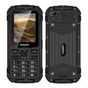 EVOLVEO StrongPhone Q1, IP68 odolný Dual SIM telefon, 2,4"LCD, 1800mAh, černý