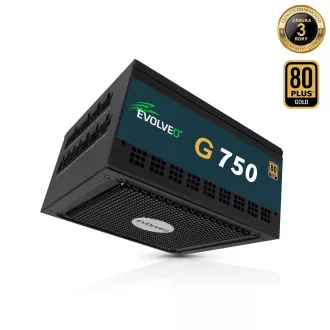 EVOLVEO G750,750W,ATX3.1,14cm,aPFC,80+GOLD,3YRW EVOLVEO G750,750W,ATX3.1,14cm,aPFC,80+GOLD,3YRW