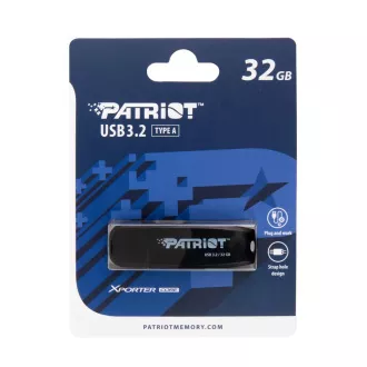 Patriot XPORTER CORE/32GB/USB 3.2/USB-A/Černá Patriot XPORTER CORE/32GB/USB 3.2/USB-A/Černá