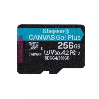 Kingston Canvas Go Plus A2/Micro SDXC/256GB/UHS-I U3 / Class 10 Kingston Canvas Go Plus A2/Micro SDXC/256GB/UHS-I U3 / Class 10