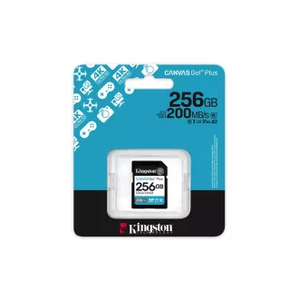 Kingston Canvas Go Plus/SDXC/256GB/UHS-I U3 / Class 10 Kingston Canvas Go Plus/SDXC/256GB/UHS-I U3 / Class 10