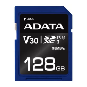 ADATA V30S/SDXC/128GB/UHS-I U3 / Class 10 ADATA V30S/SDXC/128GB/UHS-I U3 / Class 10