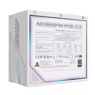 GIGABYTE AORUS ELITE P850W ICE/850W/ATX 3.1/80PLUS Platinum/Modular/Retail GIGABYTE AORUS ELITE P850W ICE/850W/ATX 3.1/80PLUS Platinum/Modular/Retail