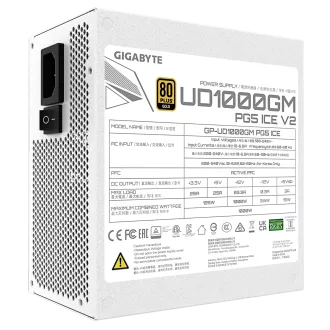 GIGABYTE zdroj 1000W 80PLUS Gold Modular PG5 ICE GIGABYTE zdroj 1000W 80PLUS Gold Modular PG5 ICE