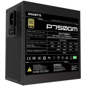 GIGABYTE P750GM/750W/ATX/80PLUS Gold/Modular/Retail GIGABYTE P750GM/750W/ATX/80PLUS Gold/Modular/Retail