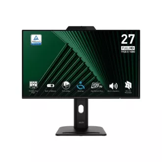 MSI Pro/MP272PMG/27"/IPS/FHD/120Hz/1ms/Černá/3R MSI Pro/MP272PMG/27"/IPS/FHD/120Hz/1ms/Černá/3R