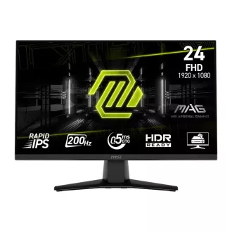 MSI MAG/242F/23,8"/IPS/FHD/200Hz/0,5ms/Černá/3R MSI MAG/242F/23,8"/IPS/FHD/200Hz/0,5ms/Černá/3R