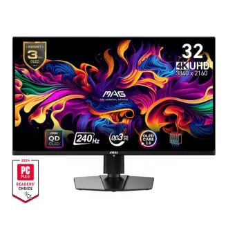 MSI MAG/321UPX/31,5"/QD-OLED/4K UHD/240Hz/0,03ms/Černá/3R MSI MAG/321UPX/31,5"/QD-OLED/4K UHD/240Hz/0,03ms/Černá/3R