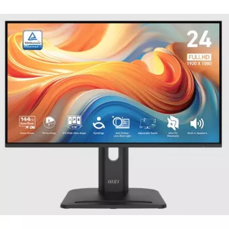 MSI Pro/MP245PG E14/23,8"/IPS/FHD/144Hz/1ms/Černá/3R MSI Pro/MP245PG E14/23,8"/IPS/FHD/144Hz/1ms/Černá/3R