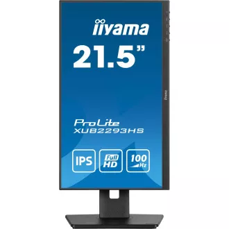 iiyama ProLite/XUB2293HS-B6/21,5"/IPS/FHD/100Hz/1ms/Black/3R iiyama ProLite/XUB2293HS-B6/21,5"/IPS/FHD/100Hz/1ms/Black/3R