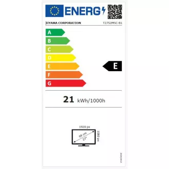 27" iiyama T2752MSC-B1:IPS,FHD,PCAP 27" iiyama T2752MSC-B1:IPS,FHD,PCAP