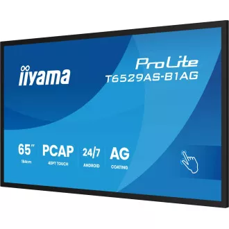 65" iiyama T6529AS-B1AG: IPS, 4K UHD,Android,24/7 65" iiyama T6529AS-B1AG: IPS, 4K UHD,Android,24/7