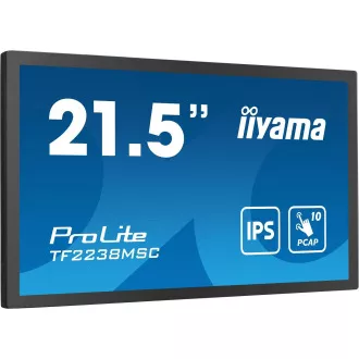 22" iiyama TF2238MSC-B1: PCAP,IPS,FHD,HDMI,DP 22" iiyama TF2238MSC-B1: PCAP,IPS,FHD,HDMI,DP
