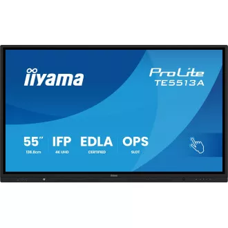 55" iiyama TE5513A-B1AG:IPS,4K,40P,EDLA 55" iiyama TE5513A-B1AG:IPS,4K,40P,EDLA