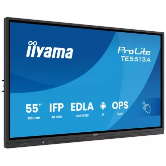 55" iiyama TE5513A-B1AG:IPS,4K,40P,EDLA 55" iiyama TE5513A-B1AG:IPS,4K,40P,EDLA