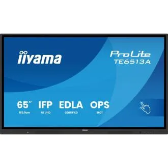 65" iiyama TE6513A-B1AG:IPS,4K,40P,EDLA 65" iiyama TE6513A-B1AG:IPS,4K,40P,EDLA