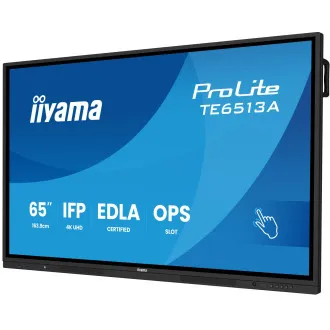 65" iiyama TE6513A-B1AG:IPS,4K,40P,EDLA 65" iiyama TE6513A-B1AG:IPS,4K,40P,EDLA