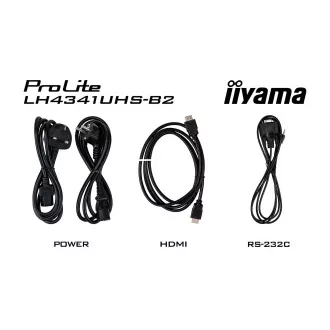 43" iiyama LH4341UHS-B2:IPS,4K UHD,500cd,repro 43" iiyama LH4341UHS-B2:IPS,4K UHD,500cd,repro