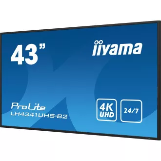 43" iiyama LH4341UHS-B2:IPS,4K UHD,500cd,repro 43" iiyama LH4341UHS-B2:IPS,4K UHD,500cd,repro