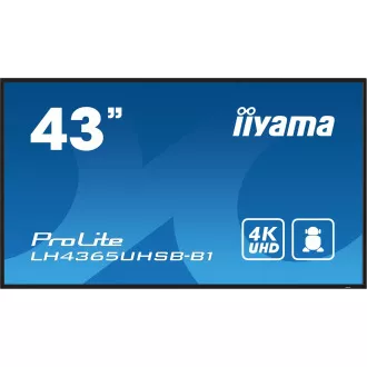 43" iiyama LH4365UHSB-B1:IPS,4K UHD,Android, 24/7 43" iiyama LH4365UHSB-B1:IPS,4K UHD,Android, 24/7