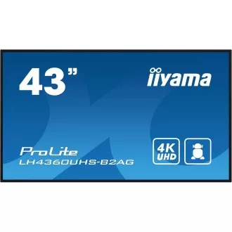 43" iiyamaLH4360UHS-B2AG:VA,4K UHD,Android,24/7 43" iiyamaLH4360UHS-B2AG:VA,4K UHD,Android,24/7