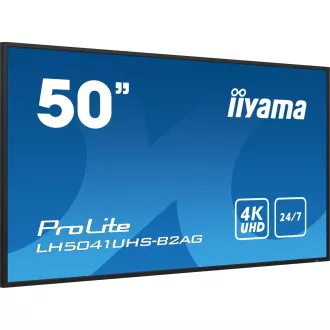 50" iiyama LH5041UHS-B2AG:VA,4K UHD,3xHDMI 50" iiyama LH5041UHS-B2AG:VA,4K UHD,3xHDMI