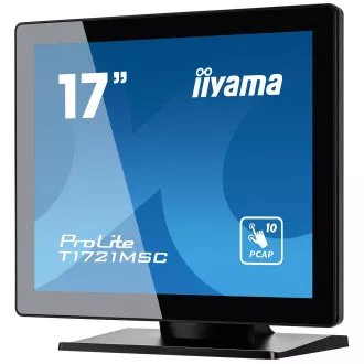 17" iiyama T1721MSC-B2:PCAP,10P,HDMI,repro 17" iiyama T1721MSC-B2:PCAP,10P,HDMI,repro