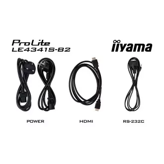 43" iiyama LE4341S-B2: IPS,FHD,3xHDMI,LAN,USB 43" iiyama LE4341S-B2: IPS,FHD,3xHDMI,LAN,USB