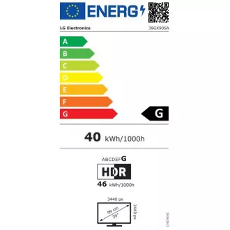 LG UltraGear/39GX90SA-W/39"/OLED/wQHD/240Hz/1ms/Blck-White/2R LG UltraGear/39GX90SA-W/39"/OLED/wQHD/240Hz/1ms/Blck-White/2R