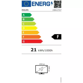 24" E-LED Philips 24BDL3751T-FHD,250c,PCap,24/7 24" E-LED Philips 24BDL3751T-FHD,250c,PCap,24/7