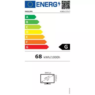 43" D-LED Philips 43BDL3751T-UHD,450c,PCap,24/7 43" D-LED Philips 43BDL3751T-UHD,450c,PCap,24/7