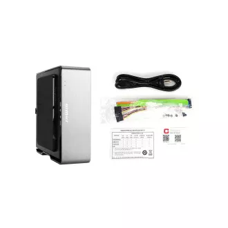 Skříň In-Win Chopin MAX Silver, miniITX +200W GOLD Skříň In-Win Chopin MAX Silver, miniITX +200W GOLD