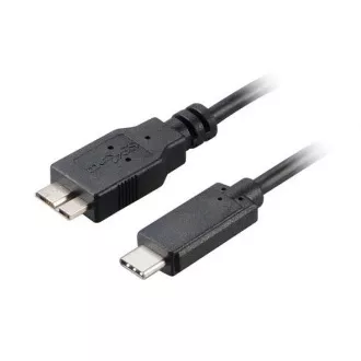 AKASA - USB 3.1 typ C na mikro B adaptér - 100 cm AKASA - USB 3.1 typ C na mikro B adaptér - 100 cm