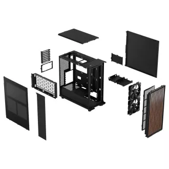 Fractal Design North Charcoal Black/Midi Tower/Černá Fractal Design North Charcoal Black/Midi Tower/Černá