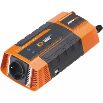 Měnič napětí Carspa PID600 12V/230V+2xUSB 600W, modifikovaná sinus, digitální display Měnič napětí Carspa PID600 12V/230V+2xUSB 600W, modifikovaná sinus, digitální display