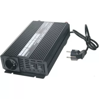 Měnič napětí Carspa UPS600-12 12V/230V 600W s nabíječkou 12V/10A a funkcí UPS Měnič napětí Carspa UPS600-12 12V/230V 600W s nabíječkou 12V/10A a funkcí UPS